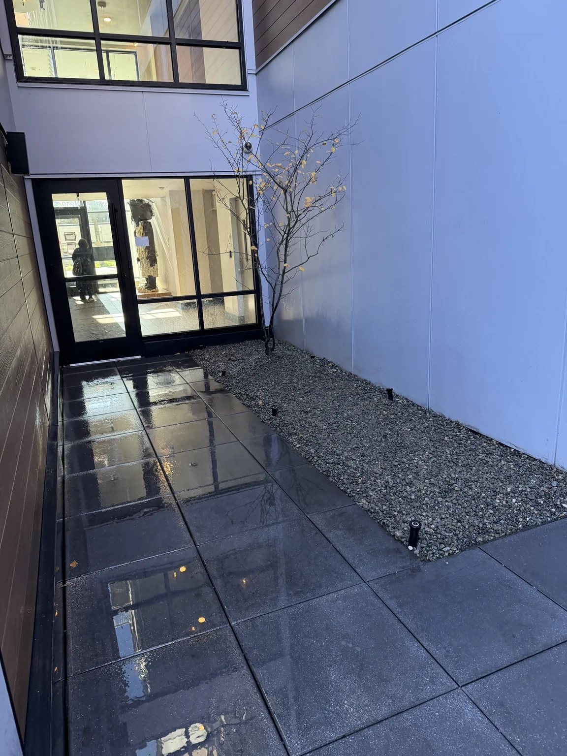 Completed: Tapestry apartment garden bed rock conversion in Seattle, Washington — view 1